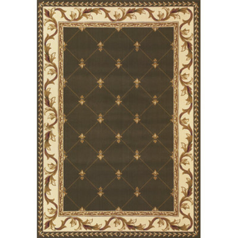 Gaythorne Heirloom Traditional Olive Green Ivory Performance Area Rug