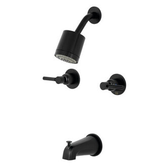 Concord 2-Handle Tub and Shower Faucet with Rough-in Valve Trim and Diverter