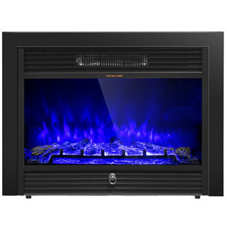 285 W Black Electric Fireplace Insert