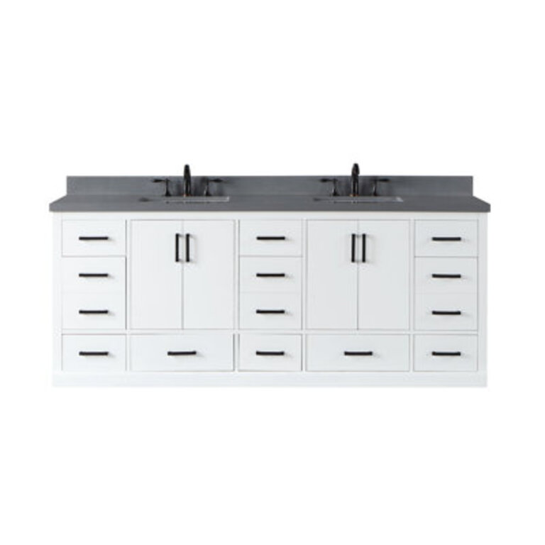 Troutdale 84 Double Bathroom Vanity Set