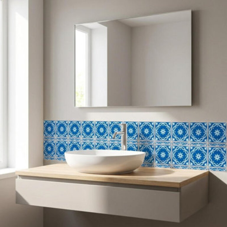 Mosaic Peel And Stick Removable Tiles