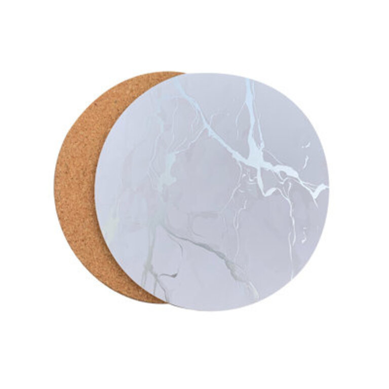 Marble Round 4 Piece Coaster Set