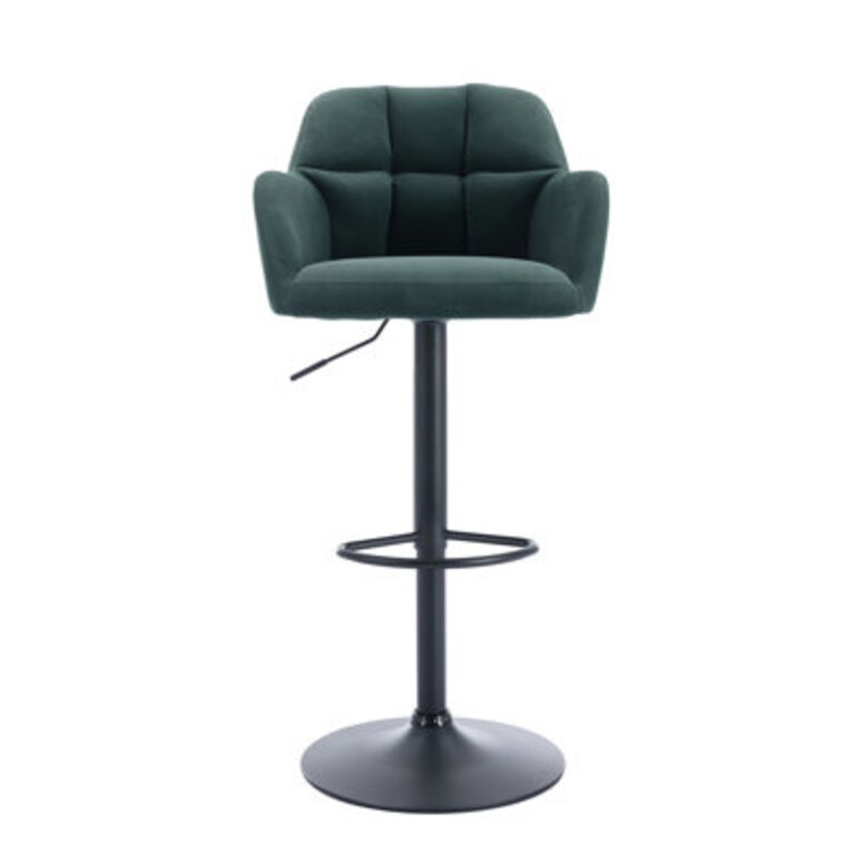 Gareth Swivel Adjustable Height Bar Stool