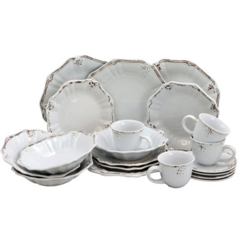Wilfred Stoneware Dinnerware Set 20 Piece - Service for 4