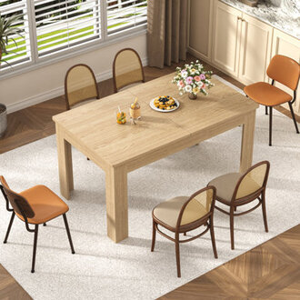 Rhu 59-866 Extendable Pine Dining Table