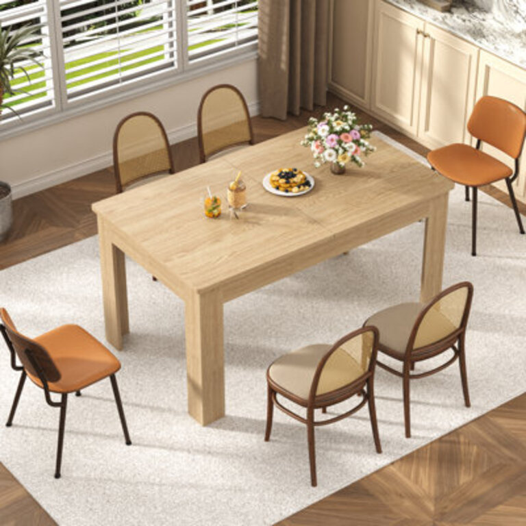 Rhu 59-866 Extendable Pine Dining Table