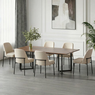Fabric Upholstered Parsons Side Chair Dining Chair