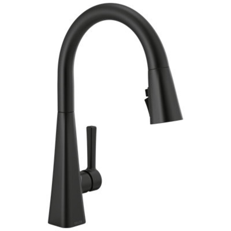 Lenta Pull Down Sprayer Kitchen Sink Faucet, Single Handle Kitchen Faucet