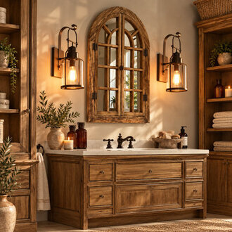Cherrilyn Wood Wall Mirror