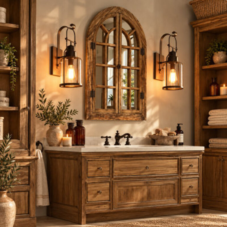 Cherrilyn Wood Wall Mirror