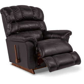 Randell Oversized Manual Leather Match Rocking Recliner