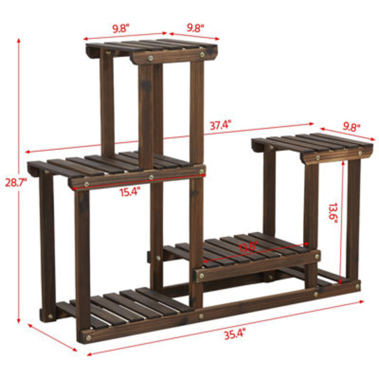 Bella Rectangular Multi-Tiered Plant Stand
