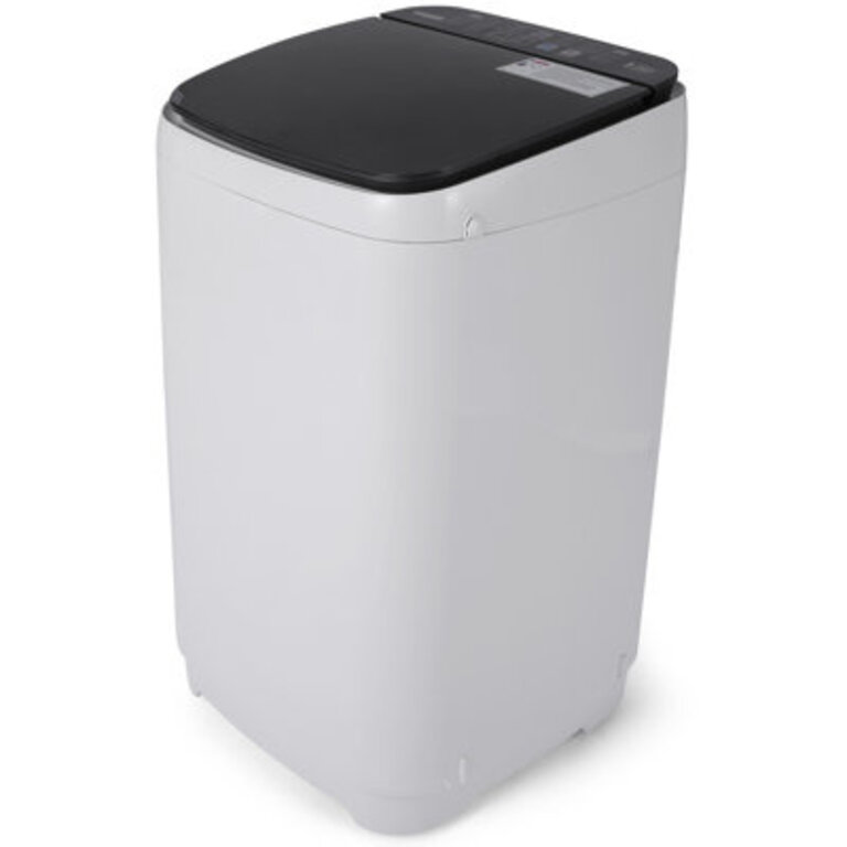 Ancheer 1.7 Cubic Feet cu ft High Efficiency Portable Washer  Dryer Combo in White with Child Safety Lock
