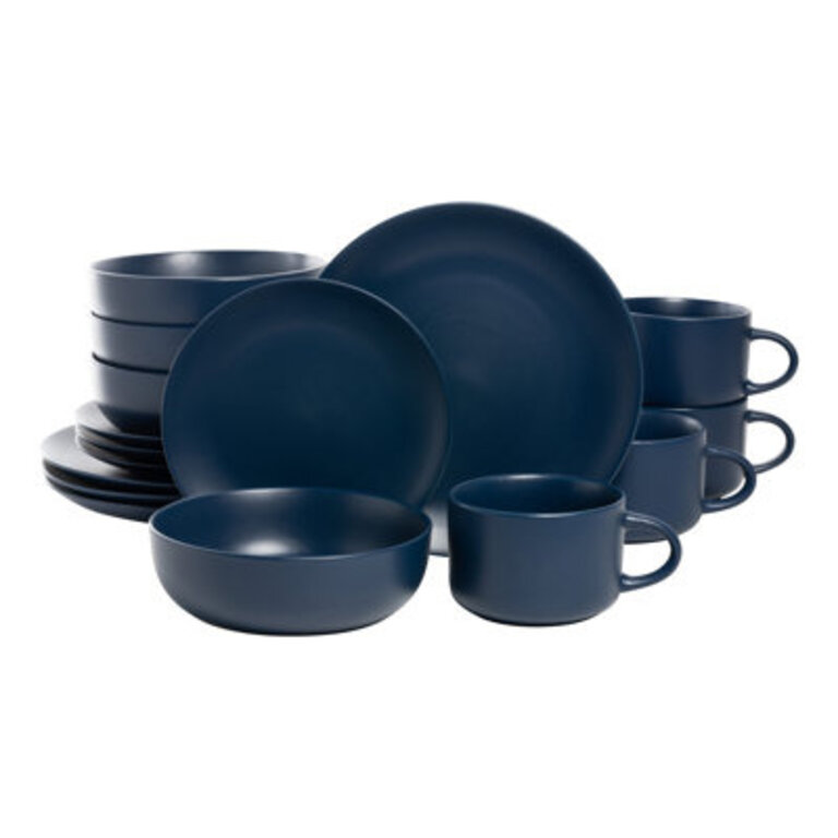 Matte 16 Piece Dinnerware Set Service for 4