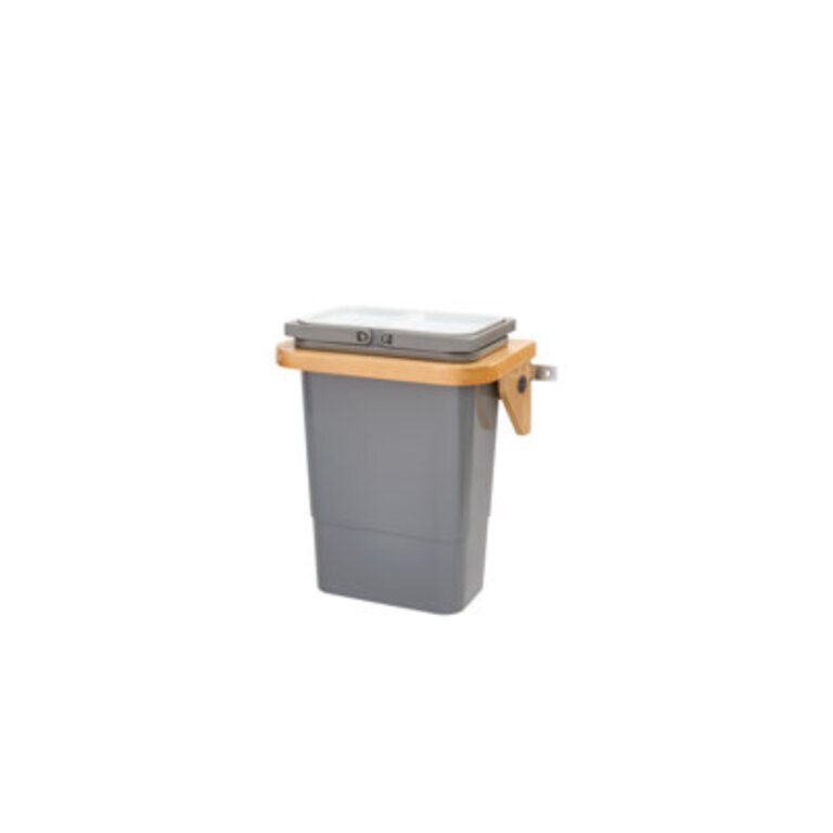 Wood Vanity Cabinet Door Mount Waste Container