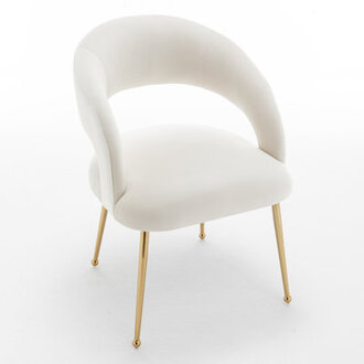Lokelani Velvet Arm Chair Dining Chair
