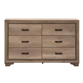 Eleora 6 Drawer 58" W Double Dresser