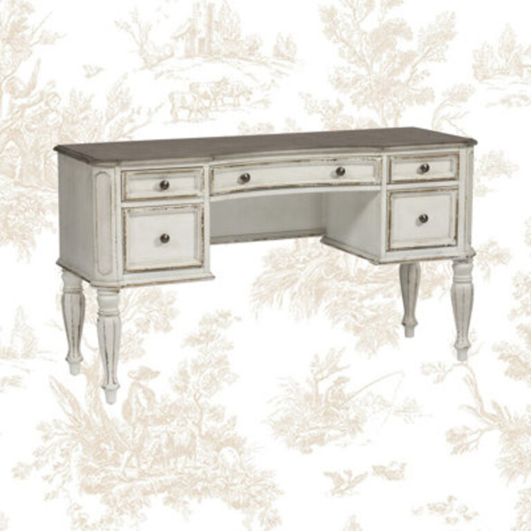 Colchester 54 Vanity Desk w 5 Drawers