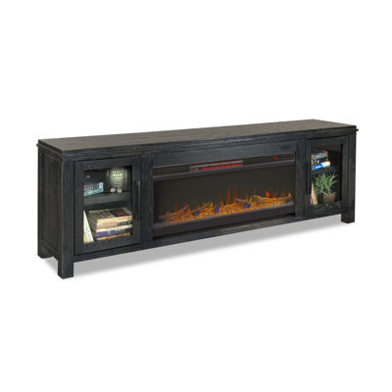 Cloyne 86 inch Electric Fireplace TV Console for TVs up to 95 inches