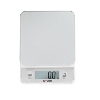Taylor Glass Top Food Scale With Touch Control Buttons 11 Lb Capacity