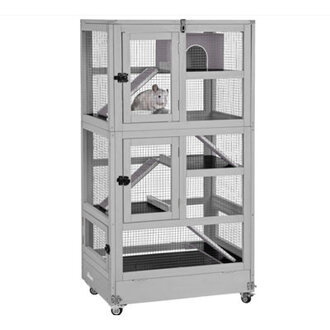 Ferret Cage Large Chinchilla Cage Upgrade Metal Frame Rat Cage5 Levels Critter Nation