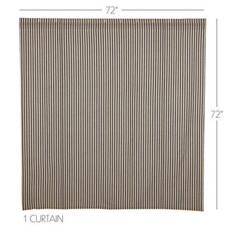 Ashmont 100 Cotton Striped Single Shower Curtain