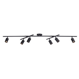 6425 6 -Light Fixed Track Track Kit with Dimmable and Adjustable Head