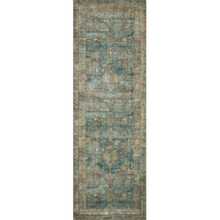 Magnolia Home By Joanna Gaines X Loloi Banks Machine Washable Ocean  Spice Area Rug