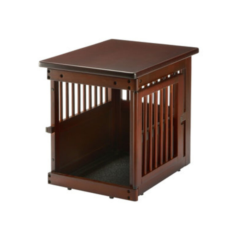Wooden End Table Pet Crate