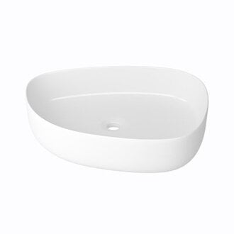 Zermatt 22 x 16 Vitreous China Oval Bathroom Vessel Sink
