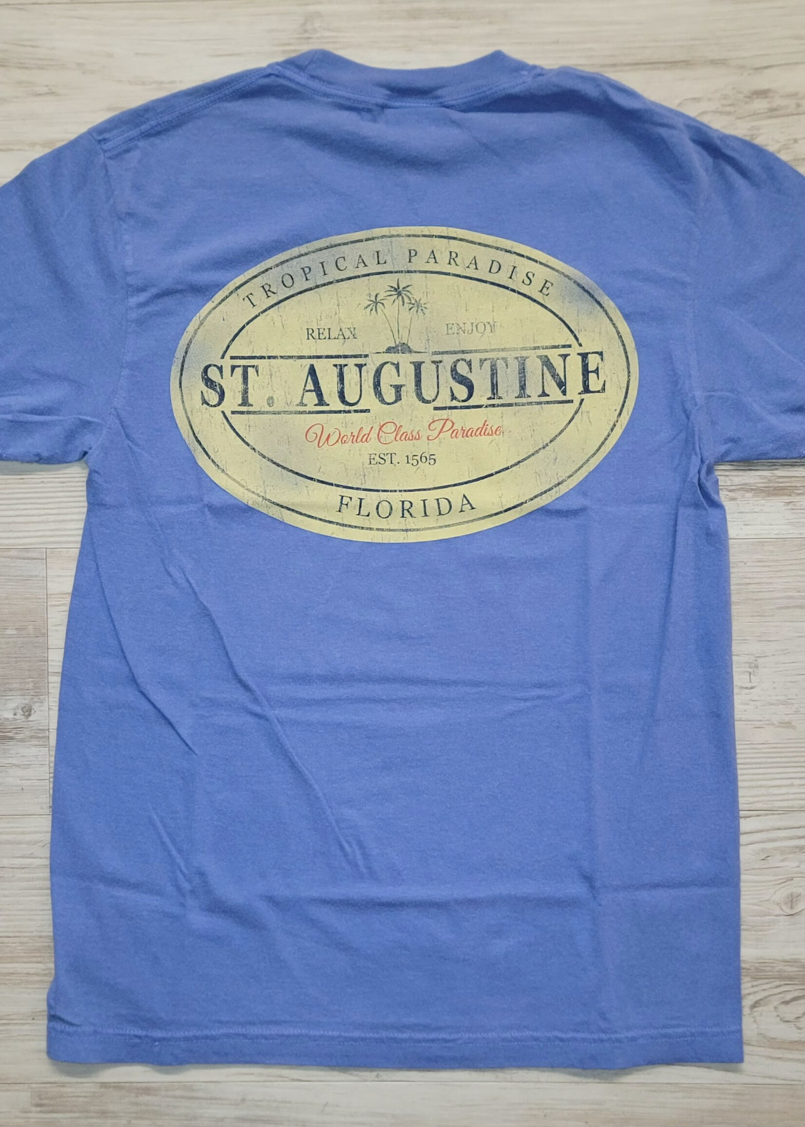 Comfort Colors World Class Flo Blue S/S T-shirt