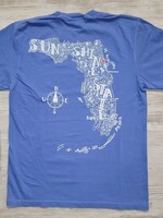 Comfort Colors Florida Words Flo Blu S/S T-shirt