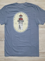 Comfort Colors St Augustine Oval Lighthouse Bluejean S/S T-shirt