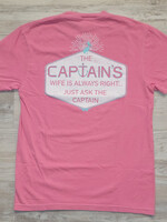 Comfort Colors SES Captains Wife Crunchberry S/S T-shirt
