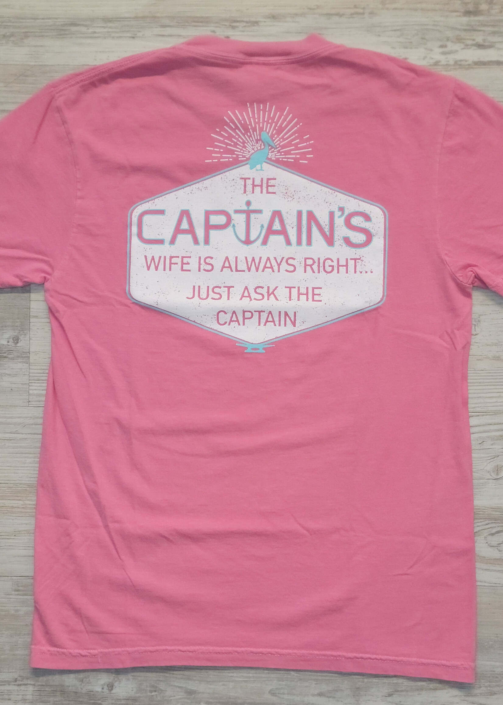 Comfort Colors SES Captains Wife Crunchberry S/S T-shirt
