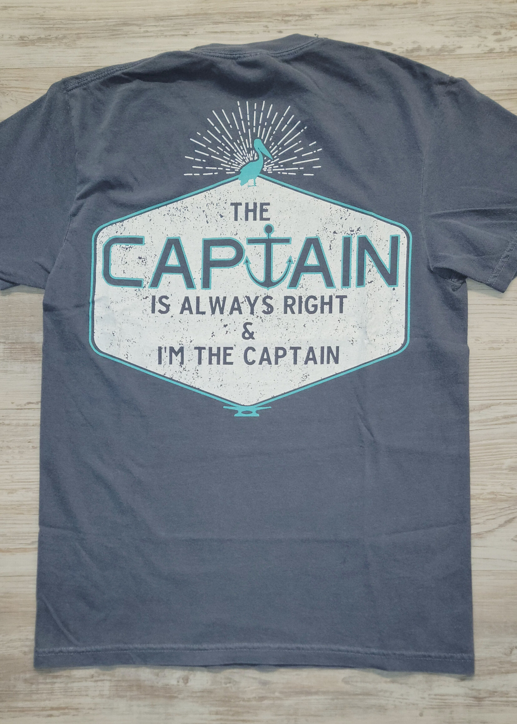 Comfort Colors SES Captains Rule Denim S/S T-shirt