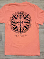 Comfort Colors St Augustine Compass Neon Orange S/S T-shirt