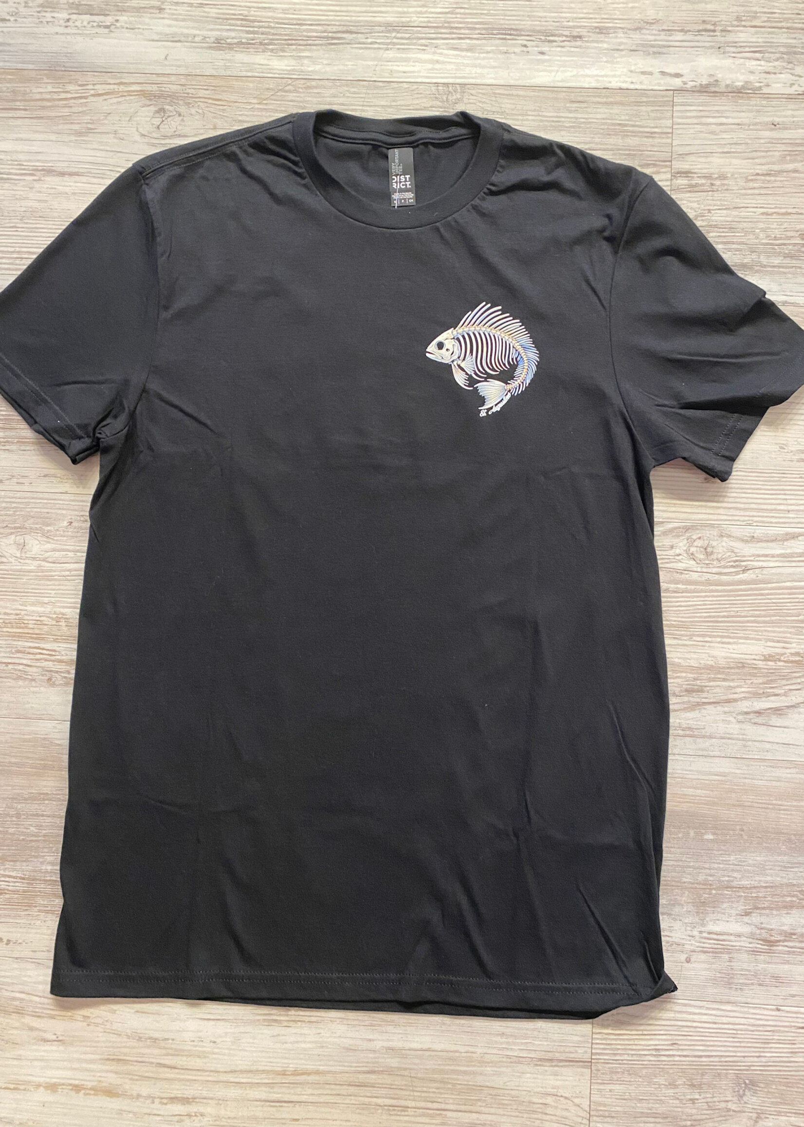 District Fish Bone S/S Black T-Shirt