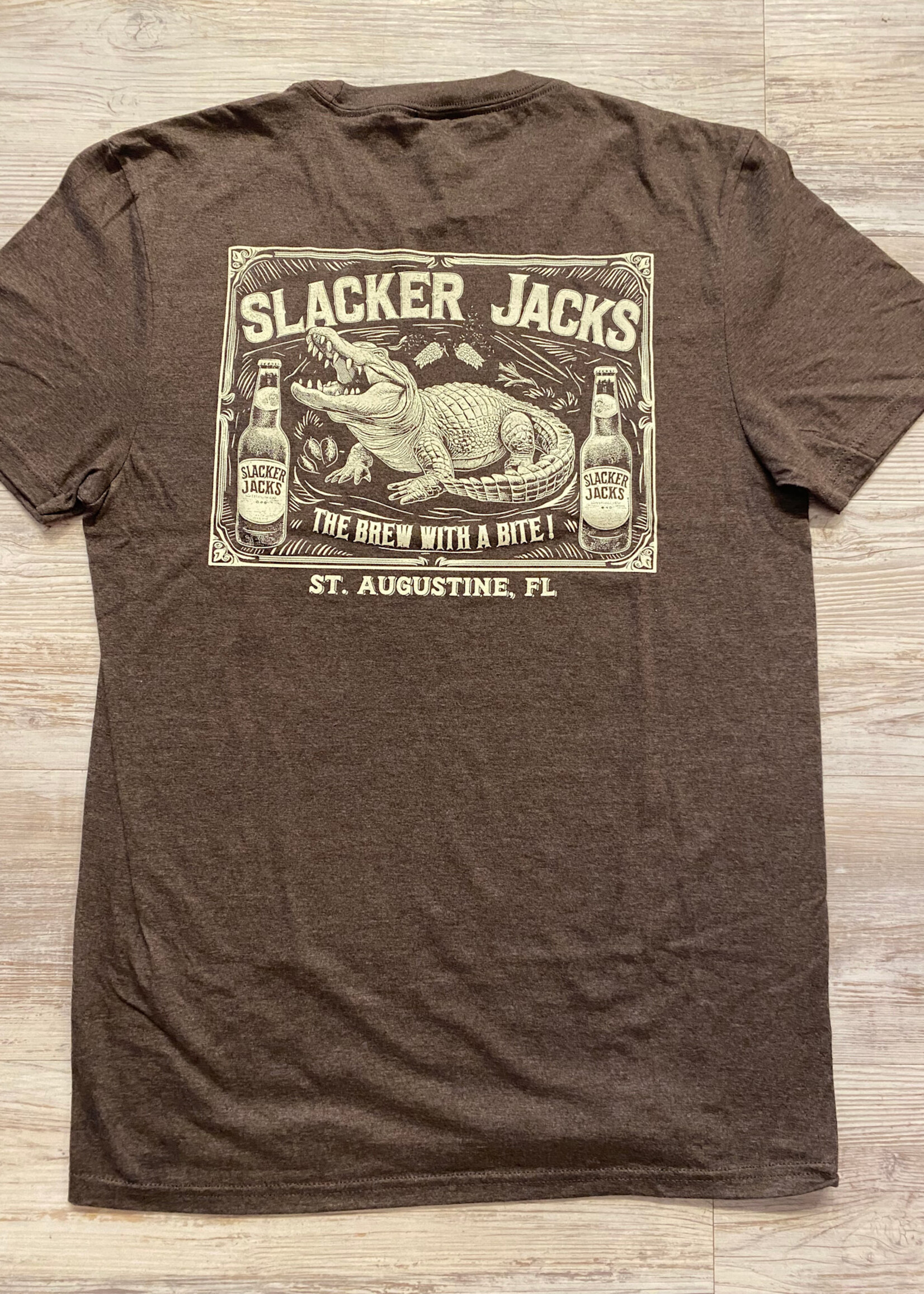 District Slacker Jack's S/S Heather Brown T-Shirt