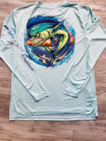 Briney Deep BD Crazy Mahi L/S Performance Mint