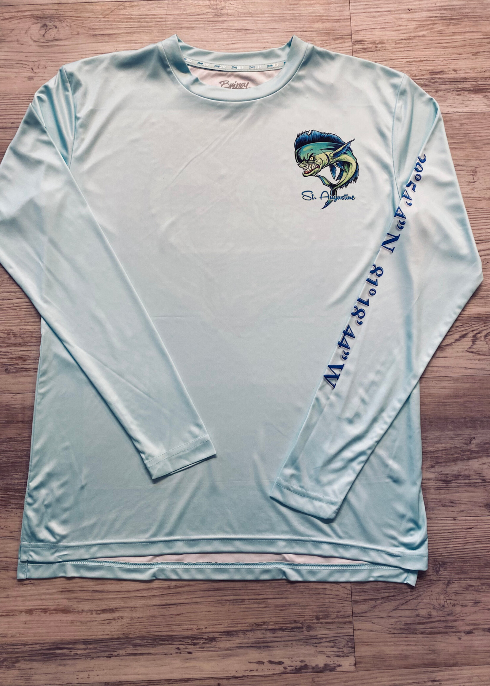 Briney Deep BD Crazy Mahi L/S Performance Mint