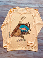 Briney Deep BD Hogfish L/S Perf Peach