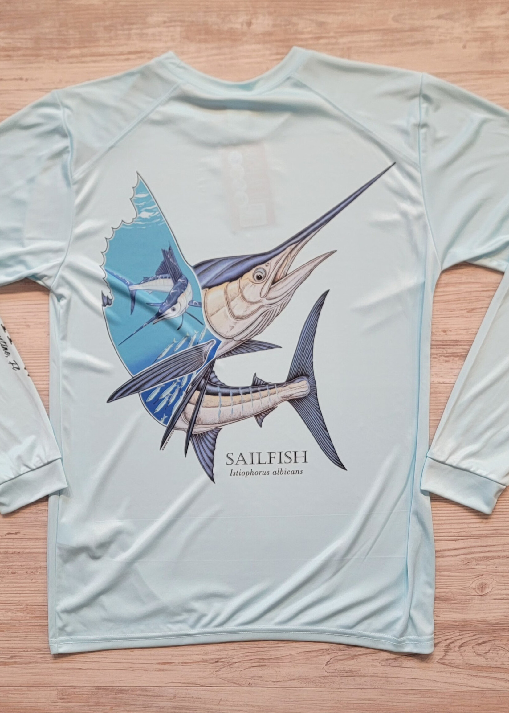 Briney Deep BD Sailfish L/S Perf Aqua