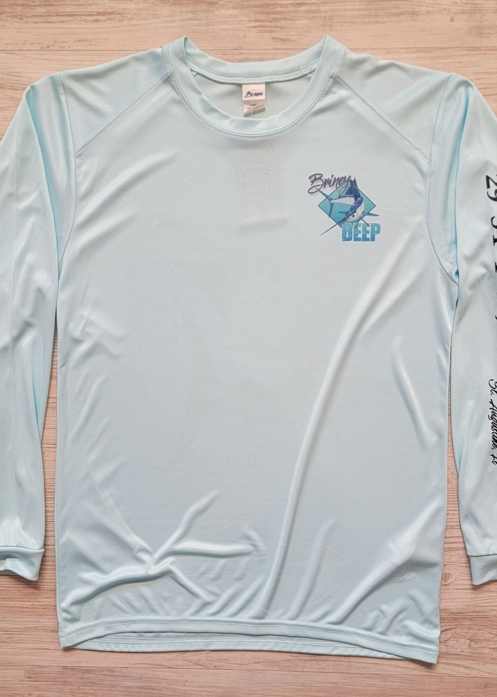 Briney Deep BD Sailfish L/S Perf Aqua