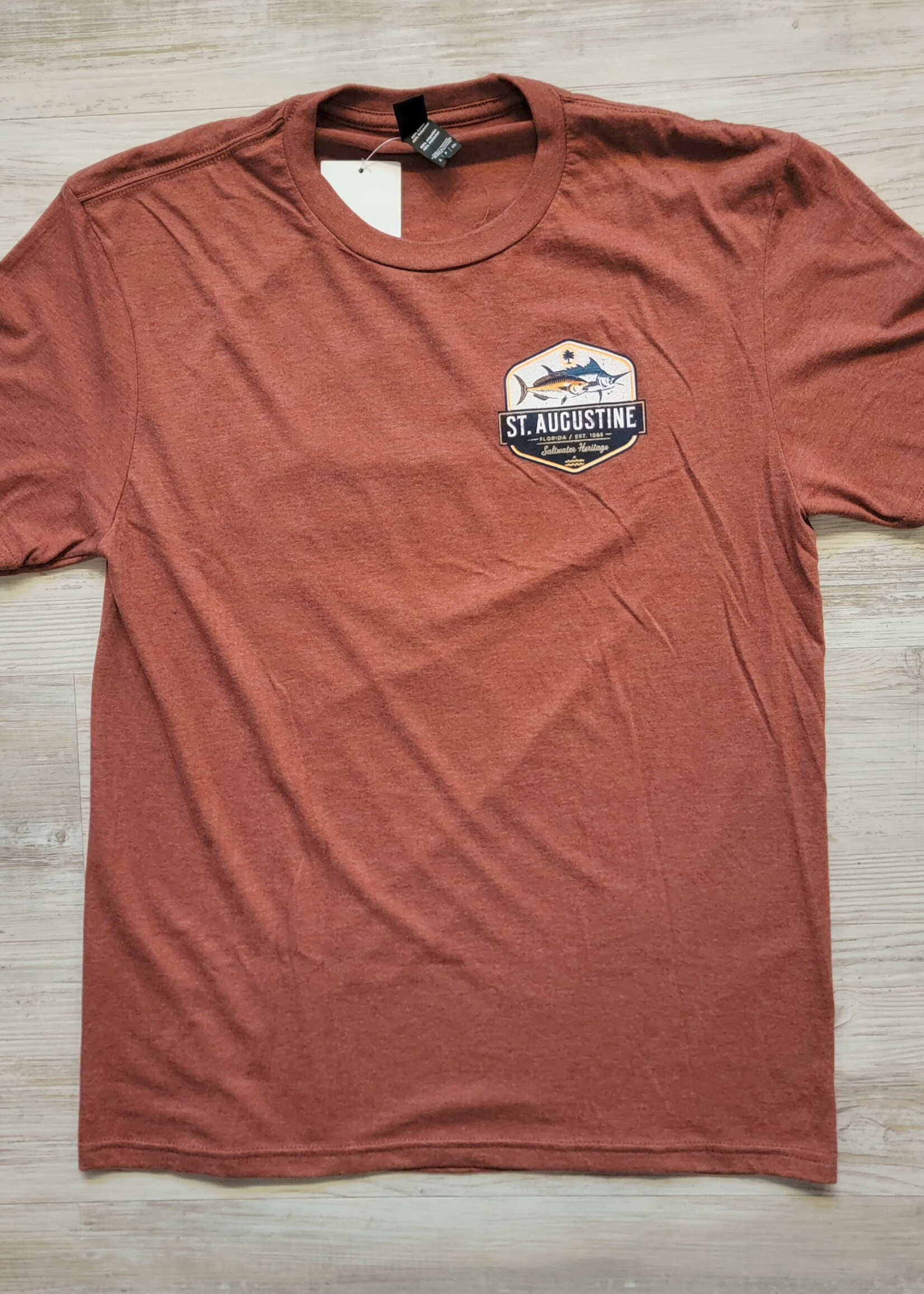 District Saltwater Heritage S/S Russet T-Shirt