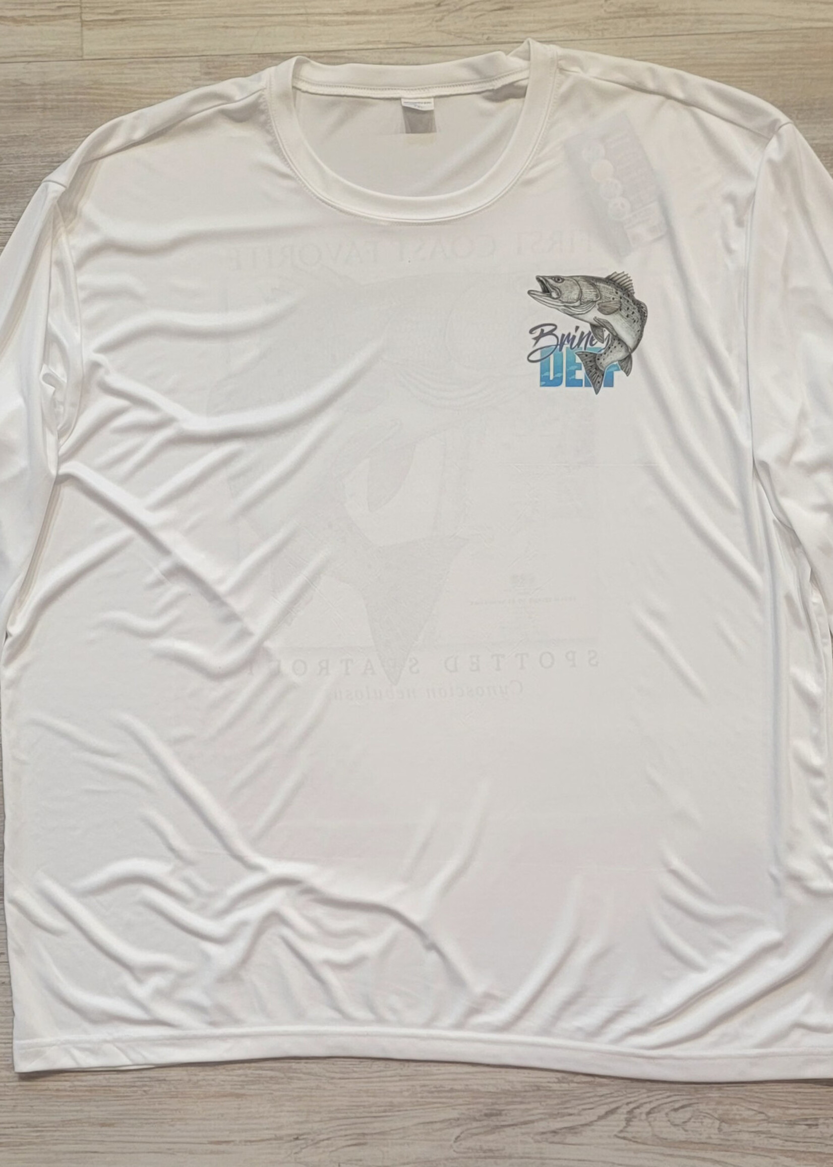 Briney Deep BD Sea Trout L/S Perf White
