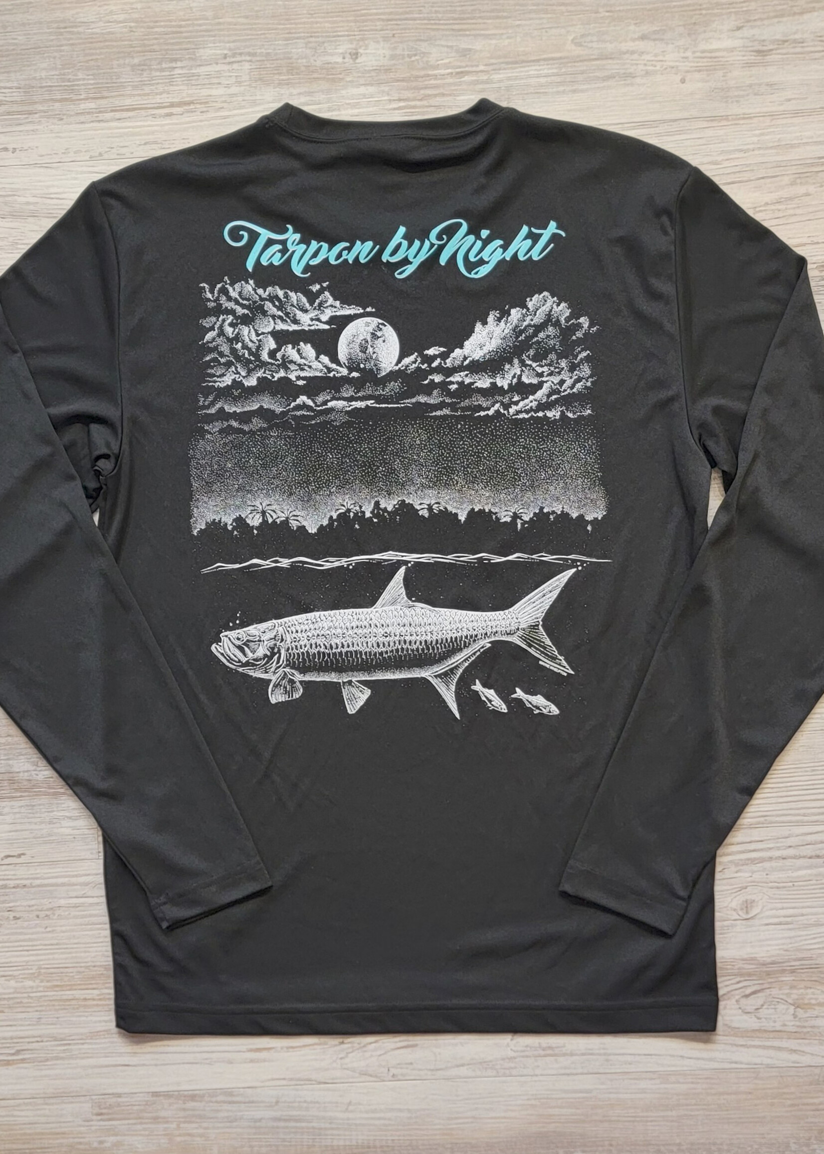 Briney Deep BD Tarpon By Night L/S Perf Black