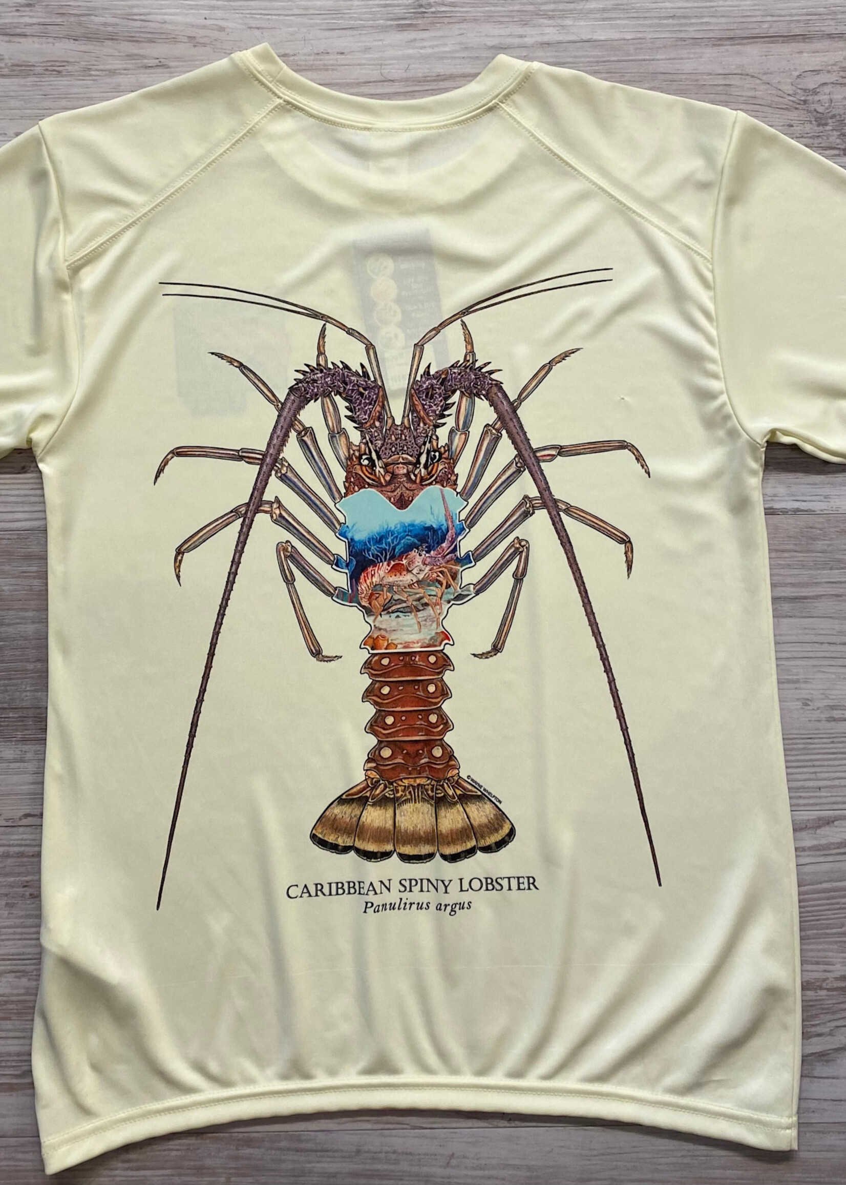 Briney Deep BD Spiny Lobster S/S   Perf Yellow
