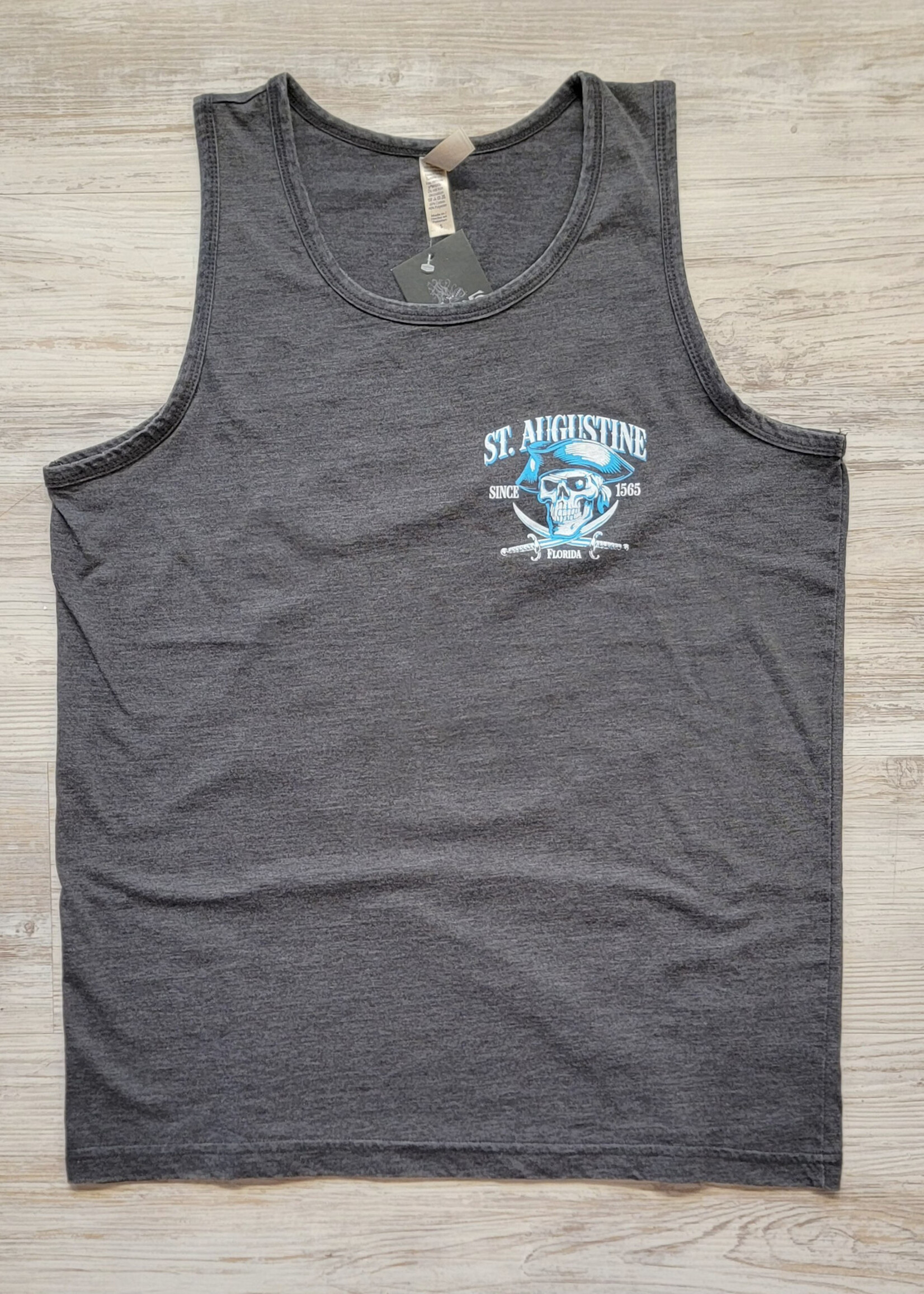 US Apparel Pirates Black Adult Tank Top