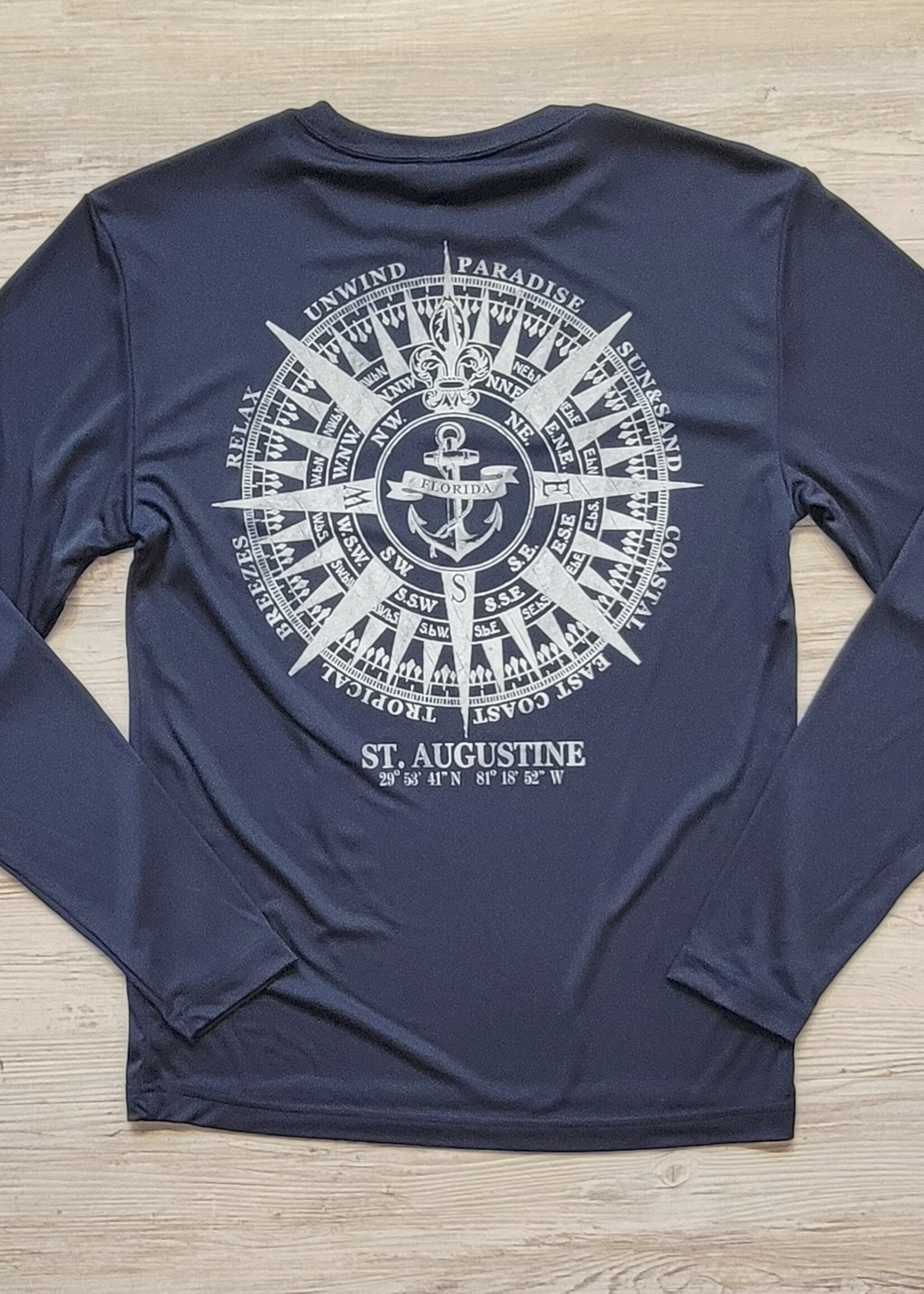 Sport-Tek St Augustine Compass L/S Perf